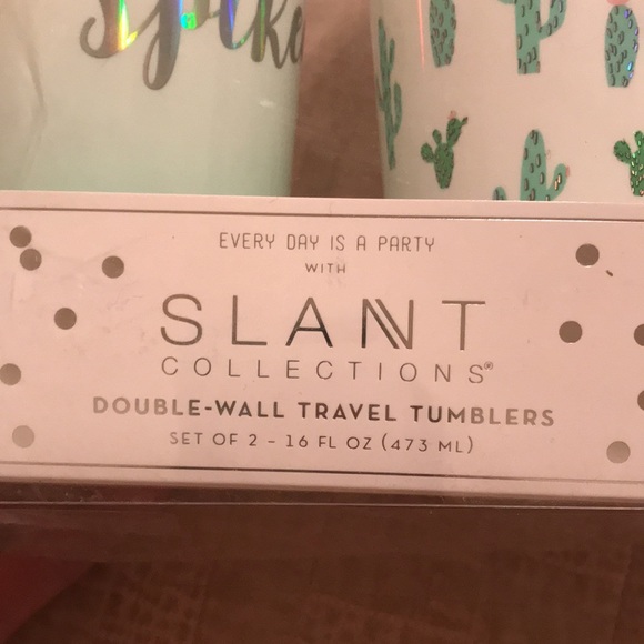 COPY - Slant collections double walled travel tumblers new set of two - Picture 3 of 5